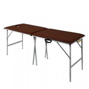 Металлический раскладной массажный стол 185х62см  
