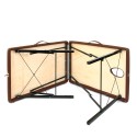 Складной деревянный масажный стол 185х62см    