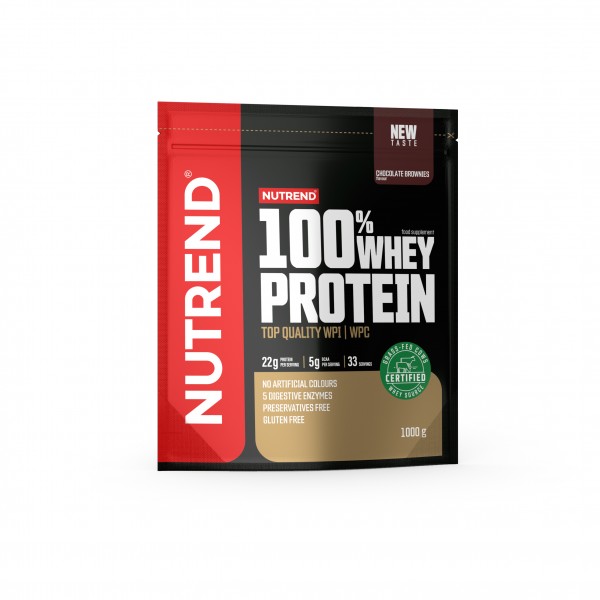 Протеин Whey Protein 1000 г. Nutrend (шоколадный брауни)