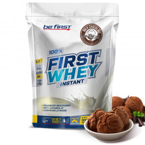 Протеин сывороточный First Whey instant 900 гр, шоколадное мороженое, Be First