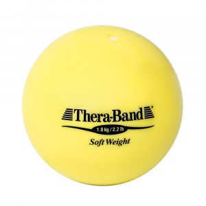 Шар Soft Weight (Мягкий вес) желтый 1 кг Thera-Band