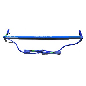 Гимнастическая палка с амортизатором Gymstick Aqua Medium синяя